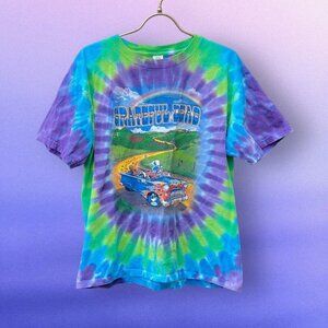 Vintage Sundog Grateful Dead Truckin to Buffalo Hand Dyed Tye Dye Shirt M